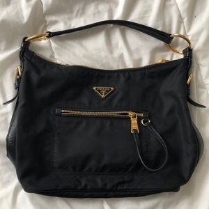 Authentic Prada Nylon Shoulder Bag